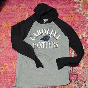 NFL Team Apparel Carolina Panthers Hooded Shirt